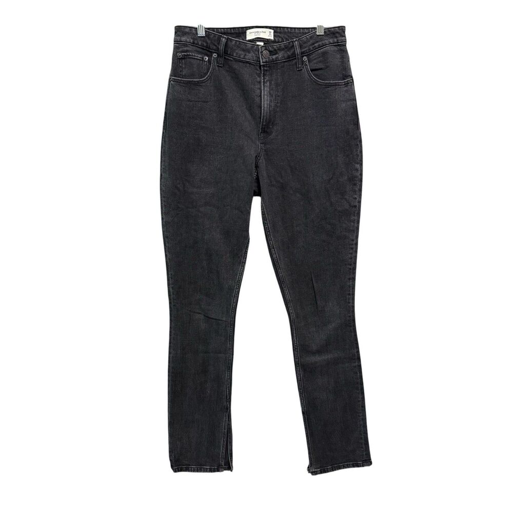 Abercrombie & Fitch The Skinny High Rise Curve Love Jeans Black 29/ 8 X Long